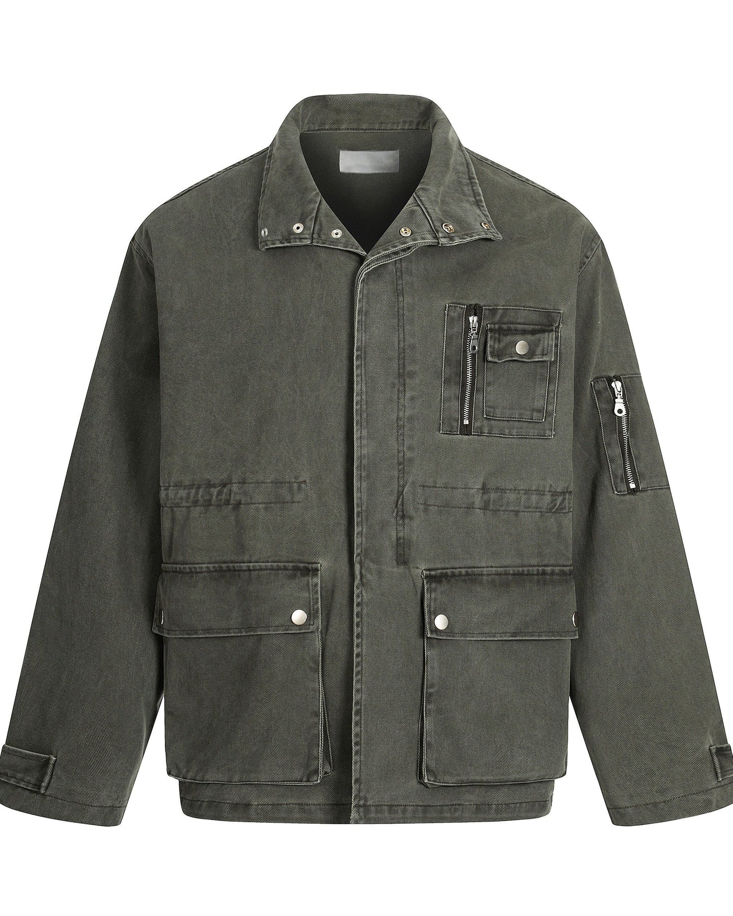 Field Jacket Uomo Utility in Cotone Washed