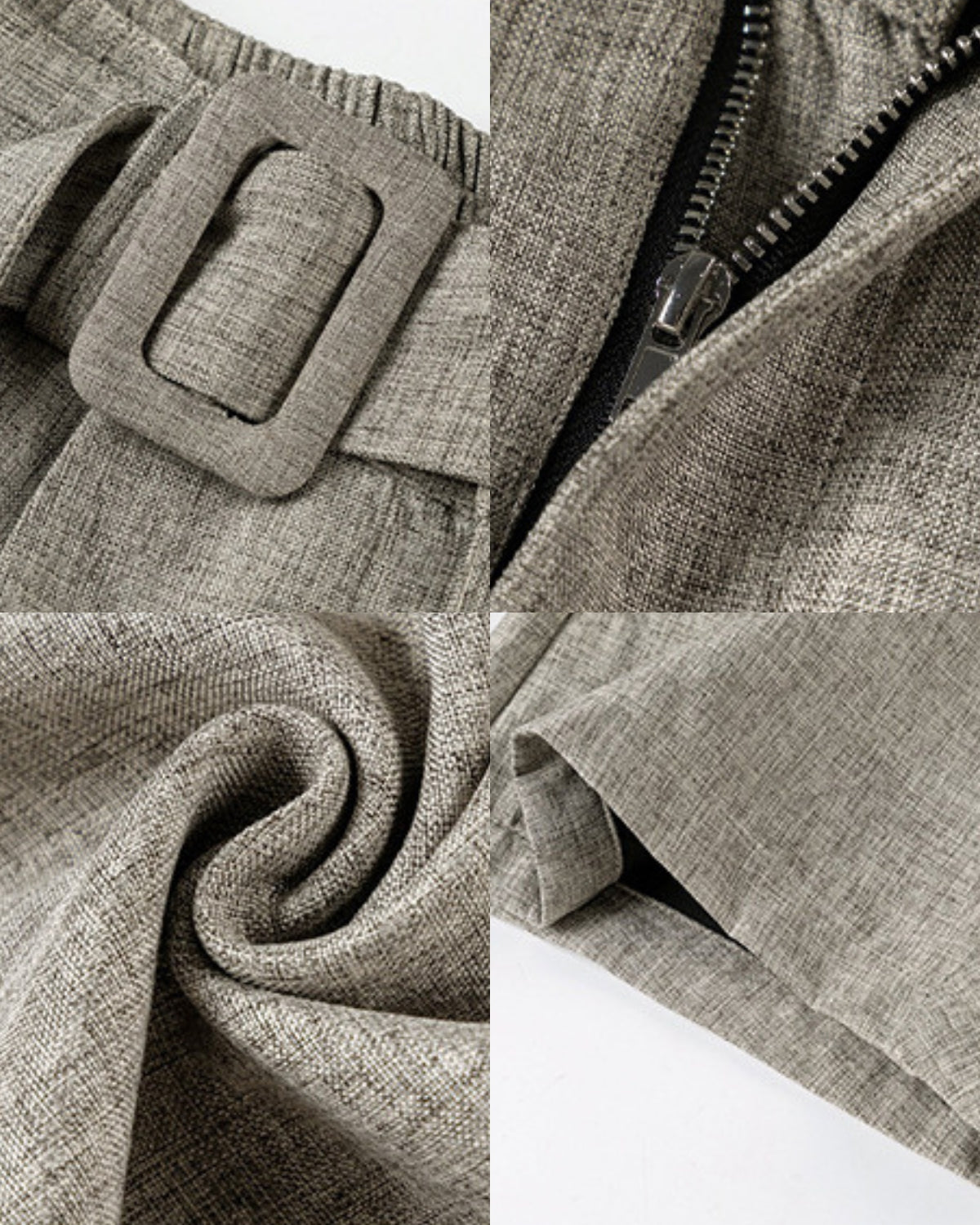 Pantaloni Larghi Uomo in Misto Lana e Cotone