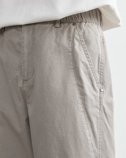 Pantaloni Uomo Comodi con Elastico in Vita Effetto Denim