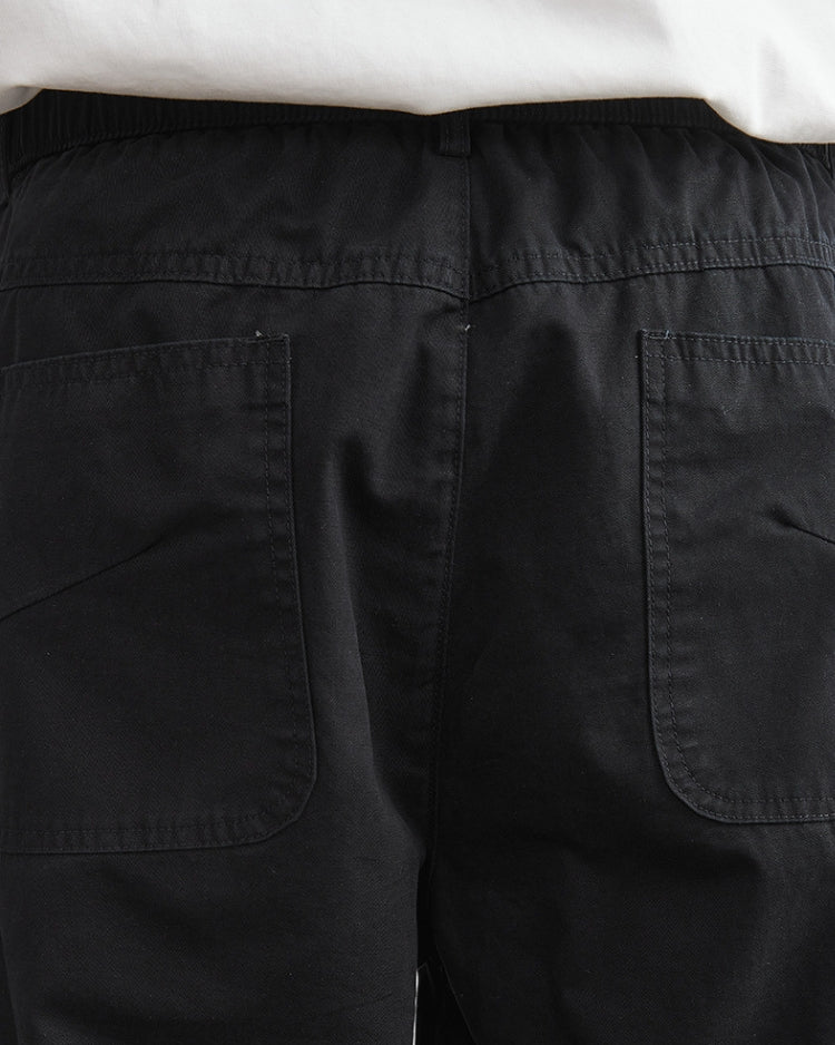 Pantaloni Uomo Comodi con Elastico in Vita Effetto Denim