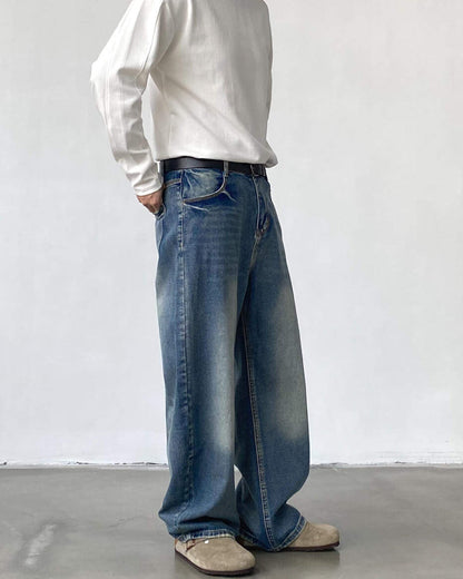 Jeans Larghi Uomo Loose Fit