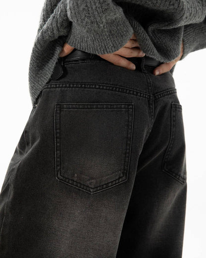 Jeans Uomo Dritti Sfumati
