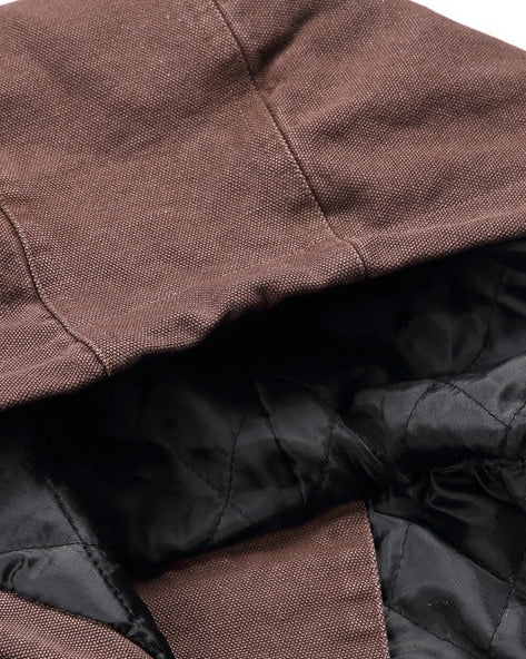 Cardigan Uomo con Cappuccio e Zip Integrale