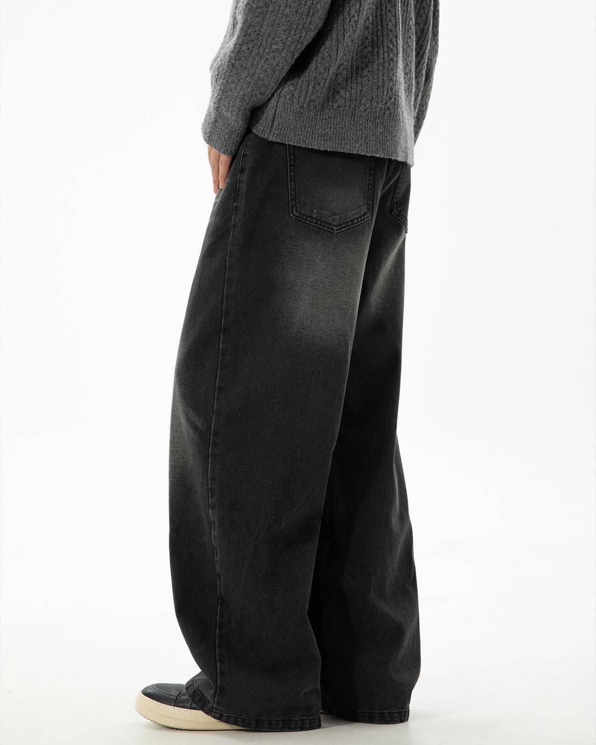 Jeans Uomo Dritti Sfumati