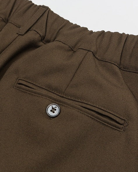 Pantaloni Uomo Dritti in Tessuto Fluido