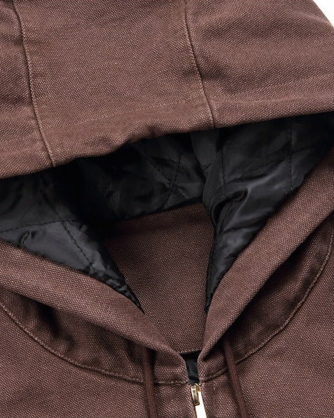 Cardigan Uomo con Cappuccio e Zip Integrale