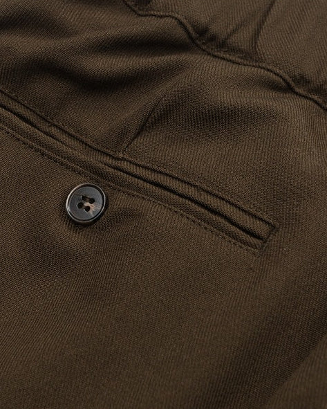Pantaloni Uomo Dritti in Tessuto Fluido
