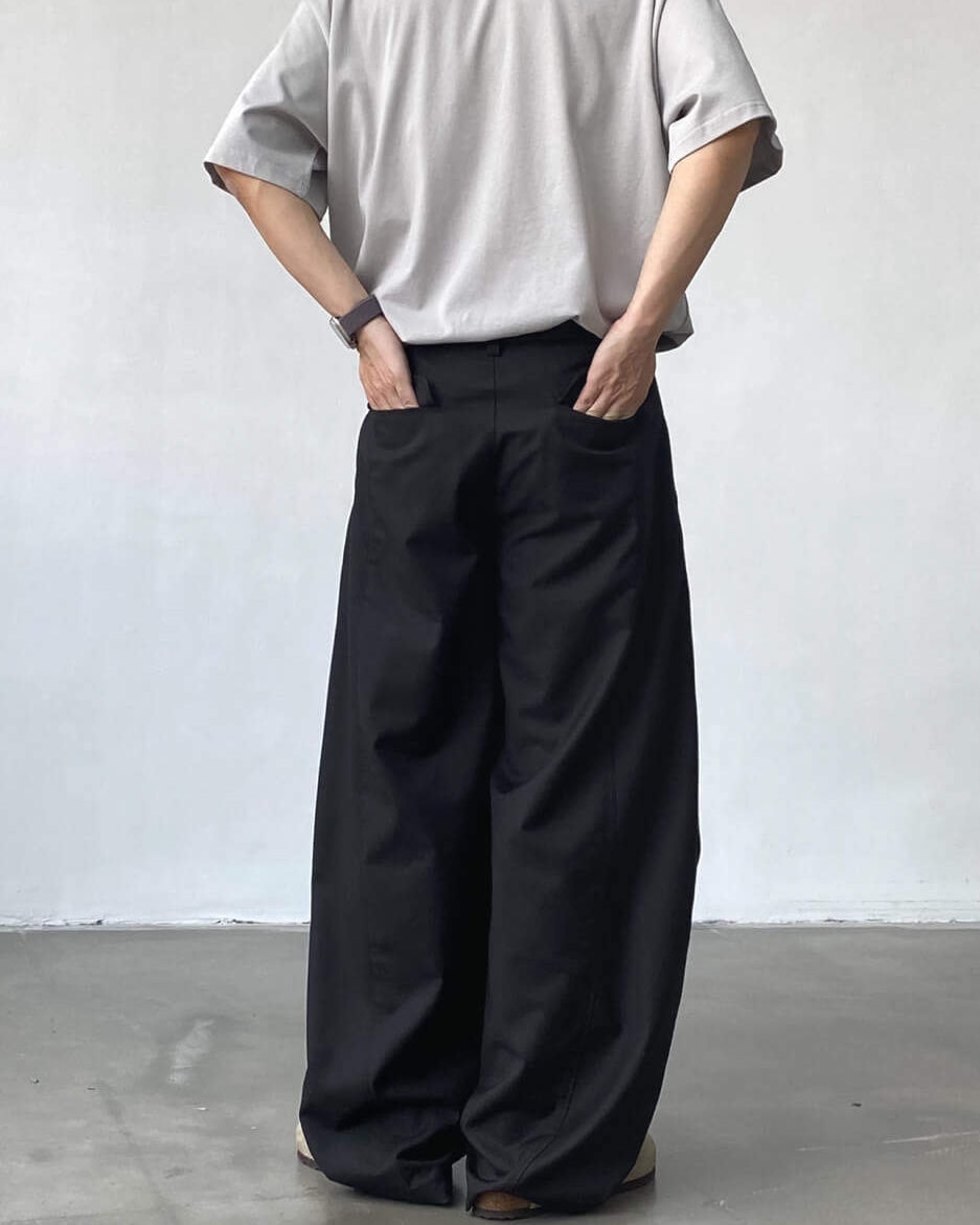 Pantaloni Larghi Uomo Casual Sartoriali