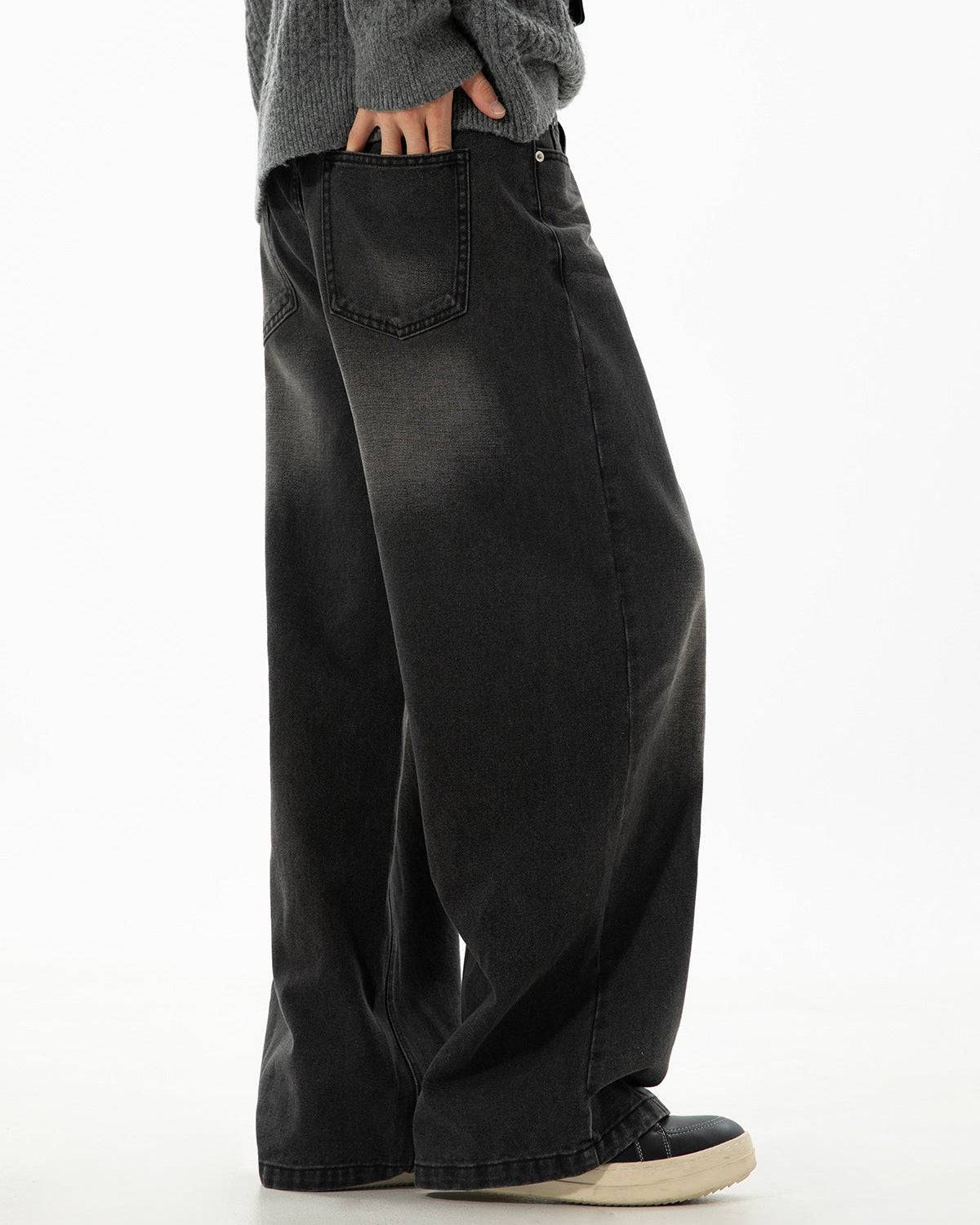 Jeans Uomo Dritti Sfumati