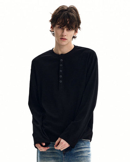 Maglia Serafino Uomo a Nido d'Ape in Cotone