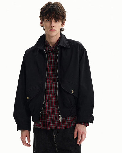 Giubbotto Uomo Minimal con Zip