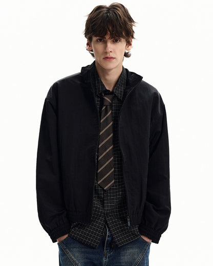Giubbotto Uomo Antivento con Zip in Nylon