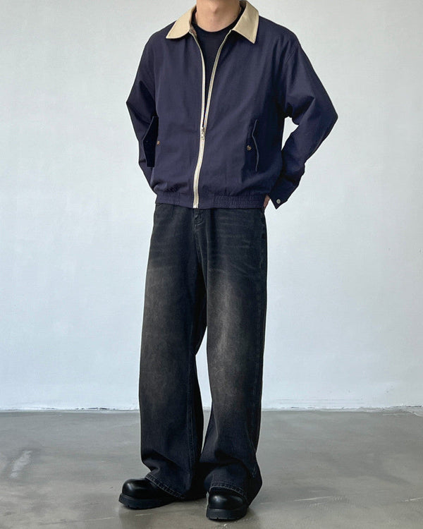 Jeans Uomo Dritti Vita Media