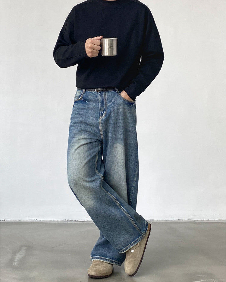 Jeans Larghi Uomo Loose Fit