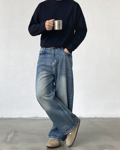 Jeans Larghi Uomo Loose Fit