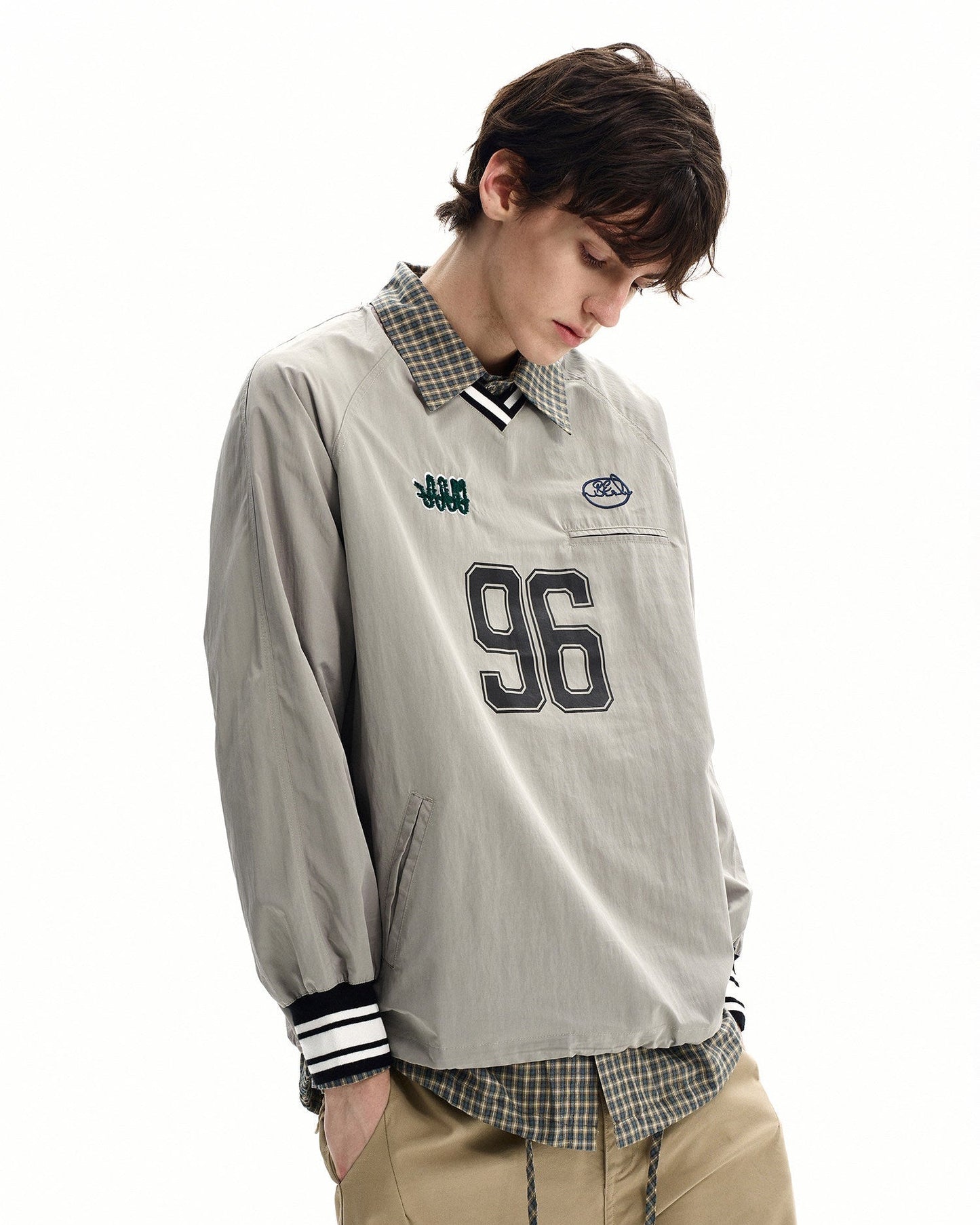 Maglione Uomo Pullover con Motivo Jacquard