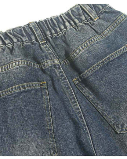 Jeans Uomo Dritti Vita Media