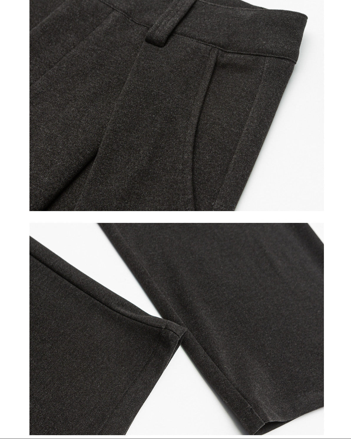 Pantaloni Larghi Uomo con Doppie Pinces in Misto Lana