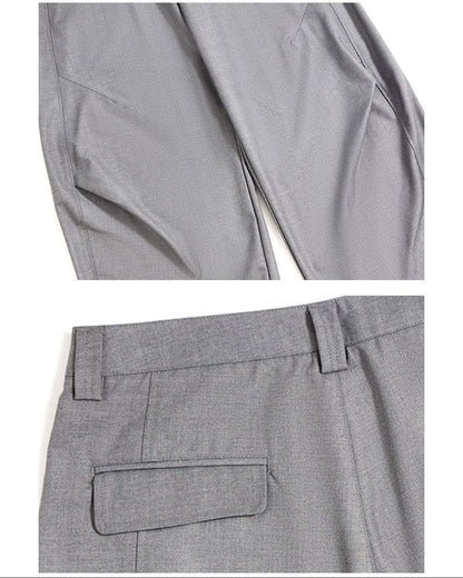 Pantaloni Larghi Uomo Casual Sartoriali