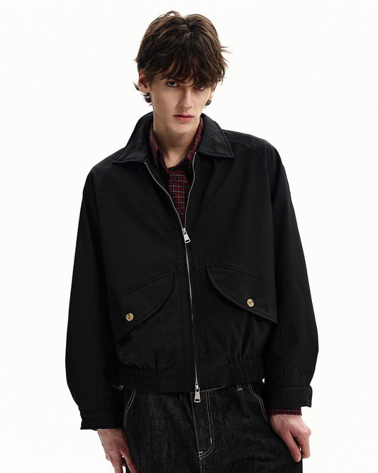 Giubbotto Uomo Minimal con Zip