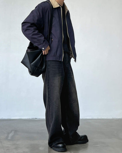 Jeans Uomo Dritti Vita Media