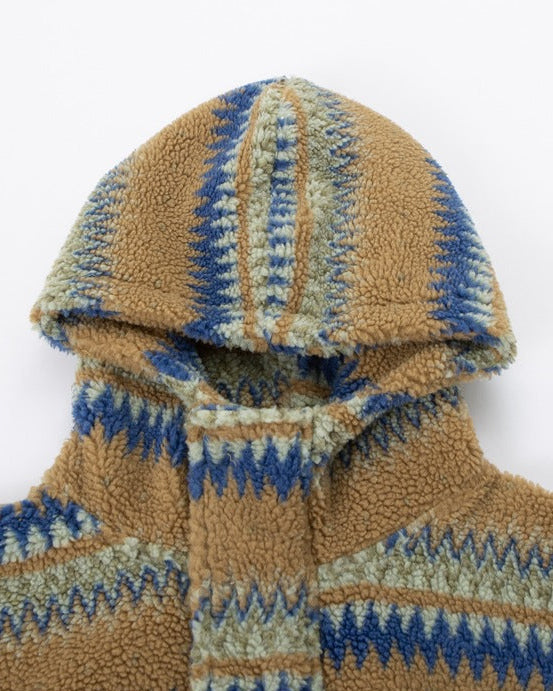 Giubbotto Uomo con Cappuccio in Lana