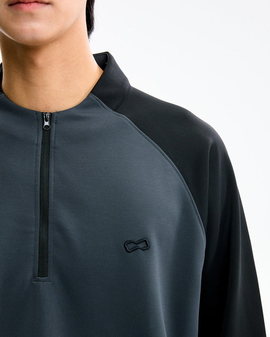 Felpa Uomo Mezza Zip