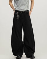 Pantaloni Larghi Uomo Cargo in Cotone