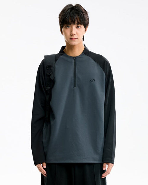 Felpa Uomo Mezza Zip