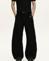 Pantaloni Larghi Uomo Utility in Cotone