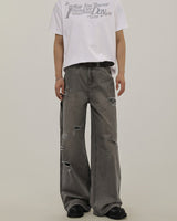 Jeans Uomo Cargo Strappati
