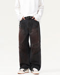 Jeans Uomo Dritti Effetto Consumato