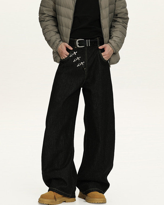 Jeans Larghi Uomo Elasticizzati
