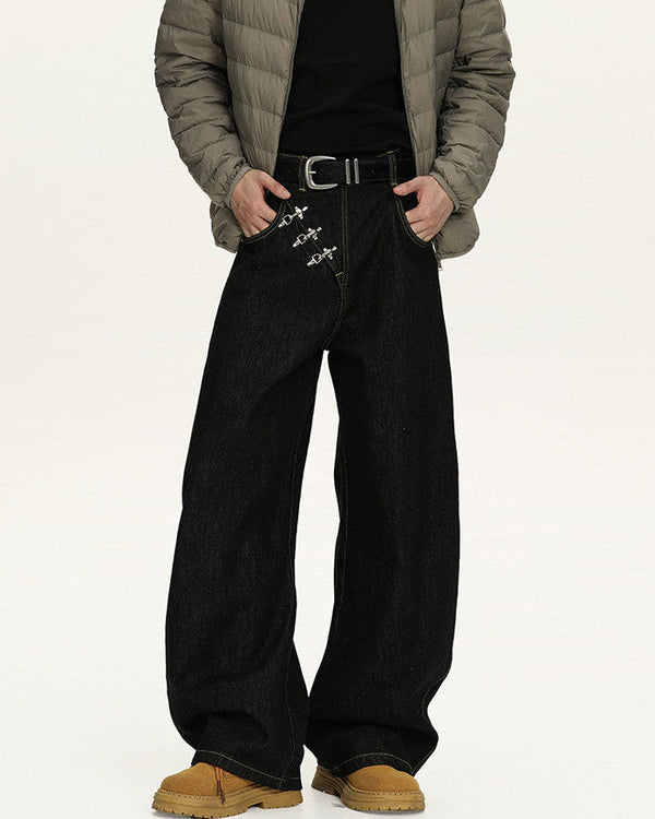 Jeans Larghi Uomo Elasticizzati