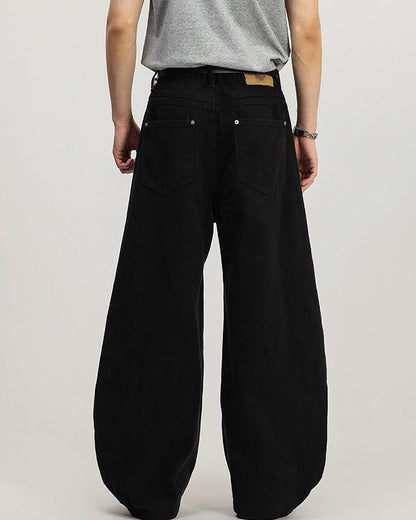 Pantaloni Larghi Uomo Cargo in Cotone