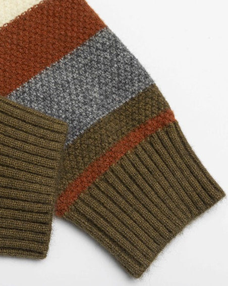 Maglione Uomo Girocollo a Righe in Cotone