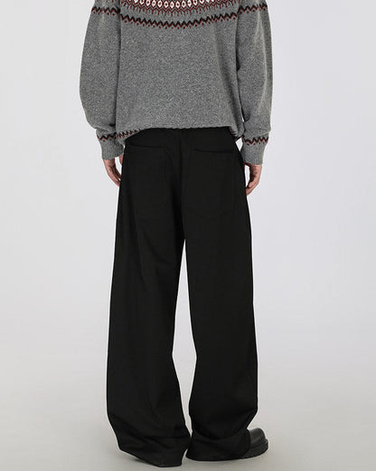 Pantaloni Larghi Uomo Elasticizzati