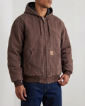 Cardigan Uomo con Cappuccio e Zip Integrale