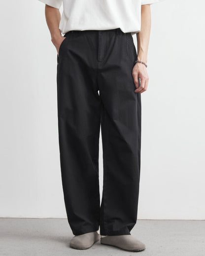 Pantaloni Uomo Comodi con Elastico in Vita Effetto Denim