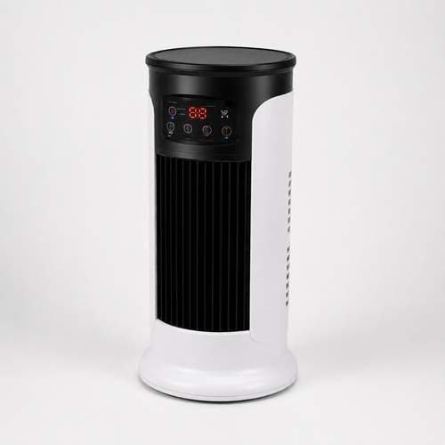 raffrescatore d'aria a torre per ambienti, design slim e compatto