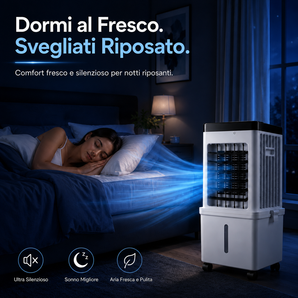 raffrescatore silenzioso: dormi al fresco, svegliati riposato