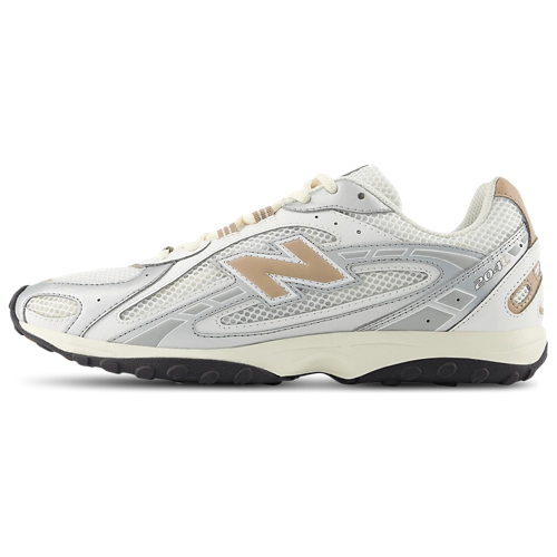Sneakers New Balance 204L uomo Argento Metallizzato paio vista frontale