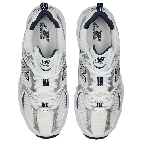 Sneakers New Balance 530 uomo Grigio Argento vista posteriore tre quarti