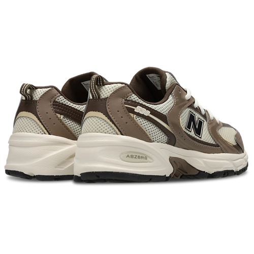 Sneakers New Balance 530 uomo Marrone Bianco paio vista frontale