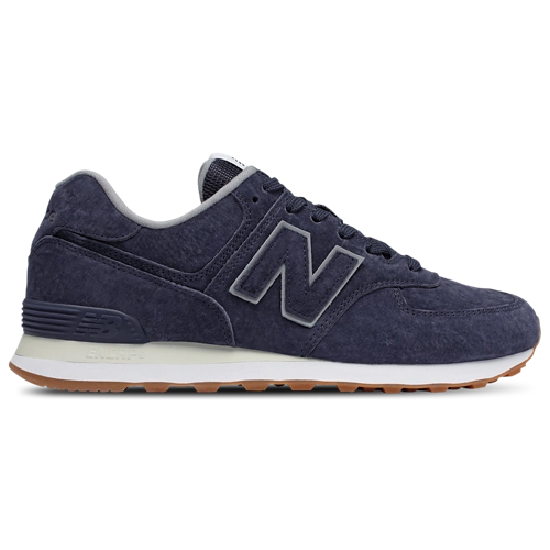 Sneakers New Balance 574 uomo Blu Scuro vista laterale destra