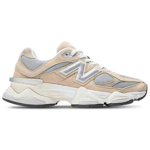 Sneakers New Balance 9060 donna Marrone Grigio Argento vista laterale destra