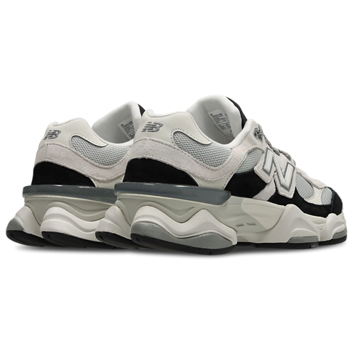 Sneakers New Balance 9060 donna Nero Grigio vista posteriore tre quarti