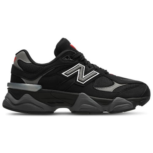 Sneakers New Balance 9060 uomo Nero Grigio Argento vista laterale destra