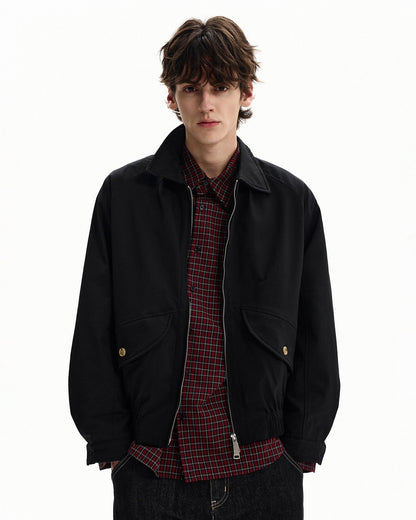 Giubbotto Uomo Minimal con Zip