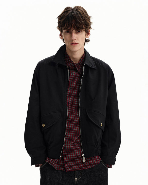 Giubbotto Uomo Minimal con Zip